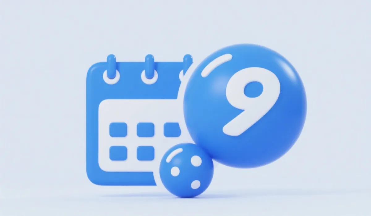 开奖公告与日历示意图